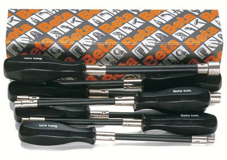 Σετ 8 εξάγωνα καρυδάκια με εύκαμπτο άξονα και λαβή