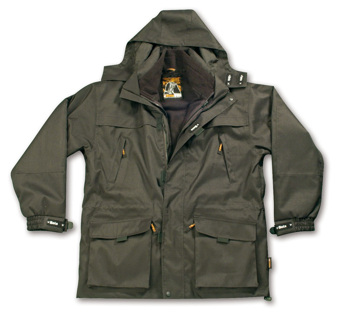 Τζάκετ Oxford Parka, ΜΑΥΡΟ, S
